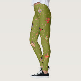 Legging Gatos Bem Vestidos Fazendo Impressões de Patas na