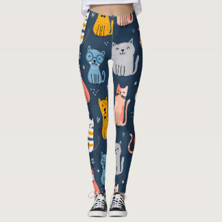 Legging Gatos Cachorros Infantis Design