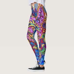Legging Gatos Decorativos de Louis Wain