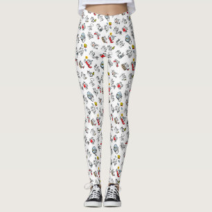 Legging Gatos engraçados, leite e magia.
