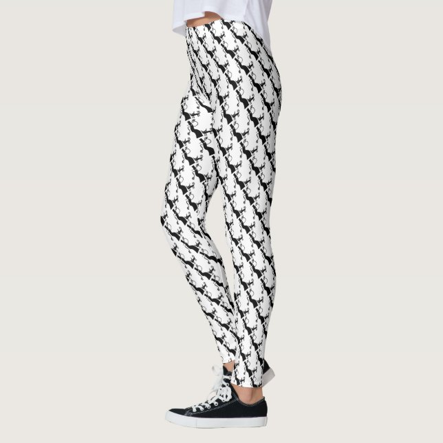 Legging Gatos Fantasmas e Pretos (Esquerda)