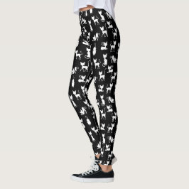 Legging Gatos Monocromáticos