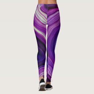 Legging Gedeode Roxo Rodopiante Caído