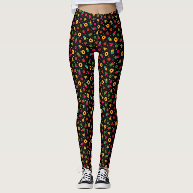 Legging gelado de verão colorido (Frente)