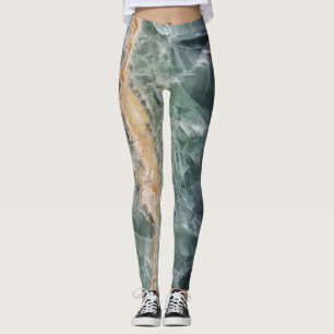 Legging Gema Fotográfico de Gemstone Tirado com Gemstone