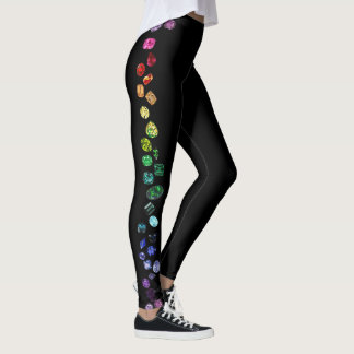 Legging Gemas, pedras preciosas brilhantes multicoloridos,