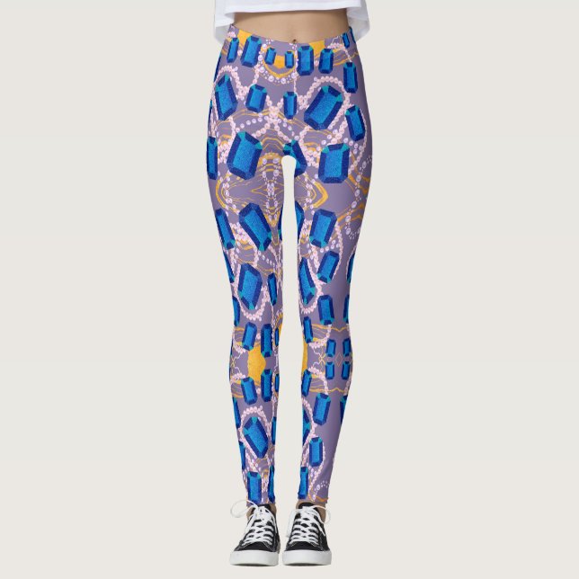 LEGGING GEMS AZUL (Frente)