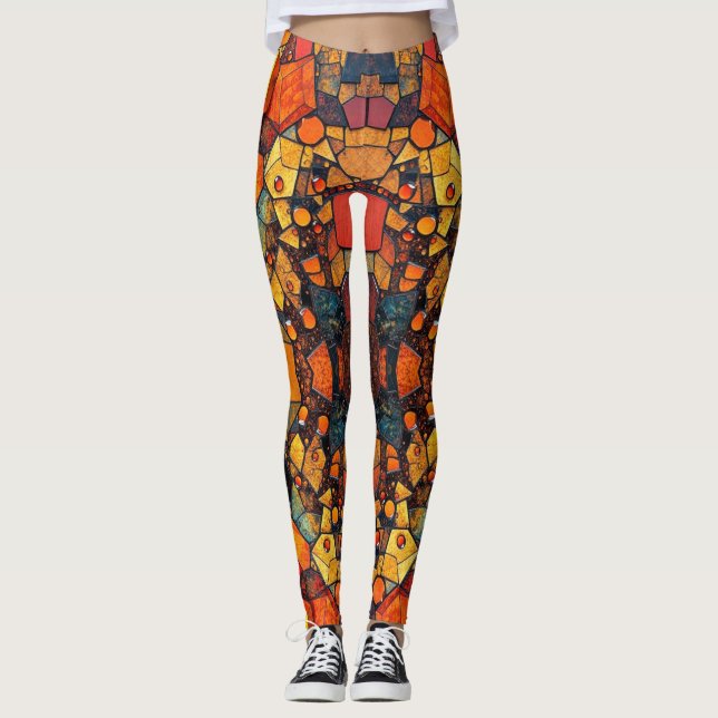 Legging gemstone collage (Frente)