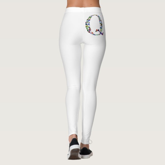 Legging Gemstone Monograma - Letra Q (Verso)
