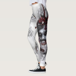 Legging genebra de pôr de Dia das Bruxas