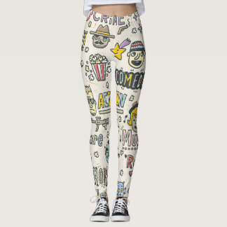 Legging Genres de Filme: TV Mostra Conjunto de Portas