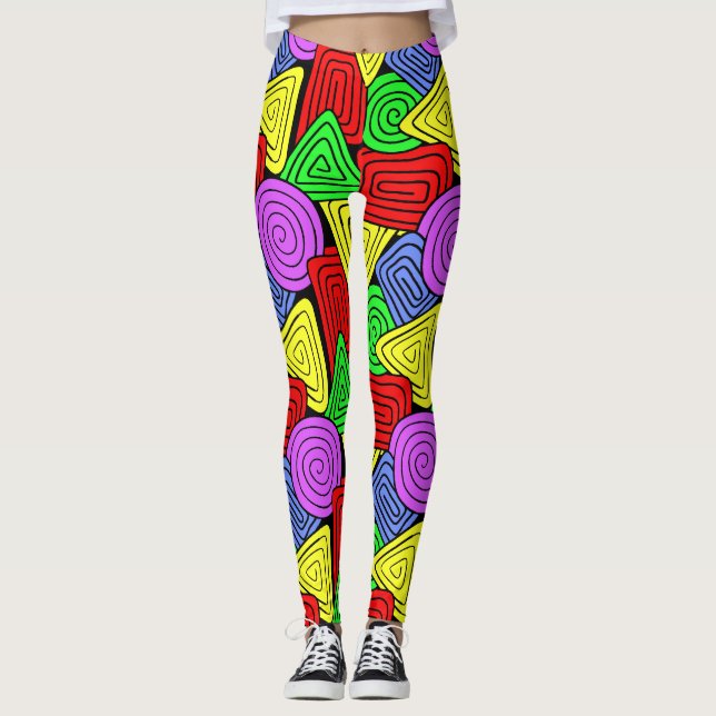 Legging Geo Pattern (Frente)
