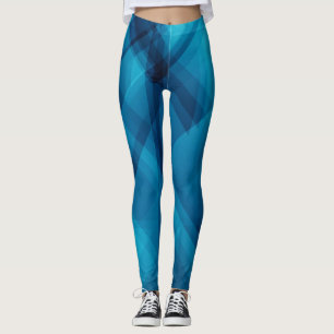 Legging Geometria Azul
