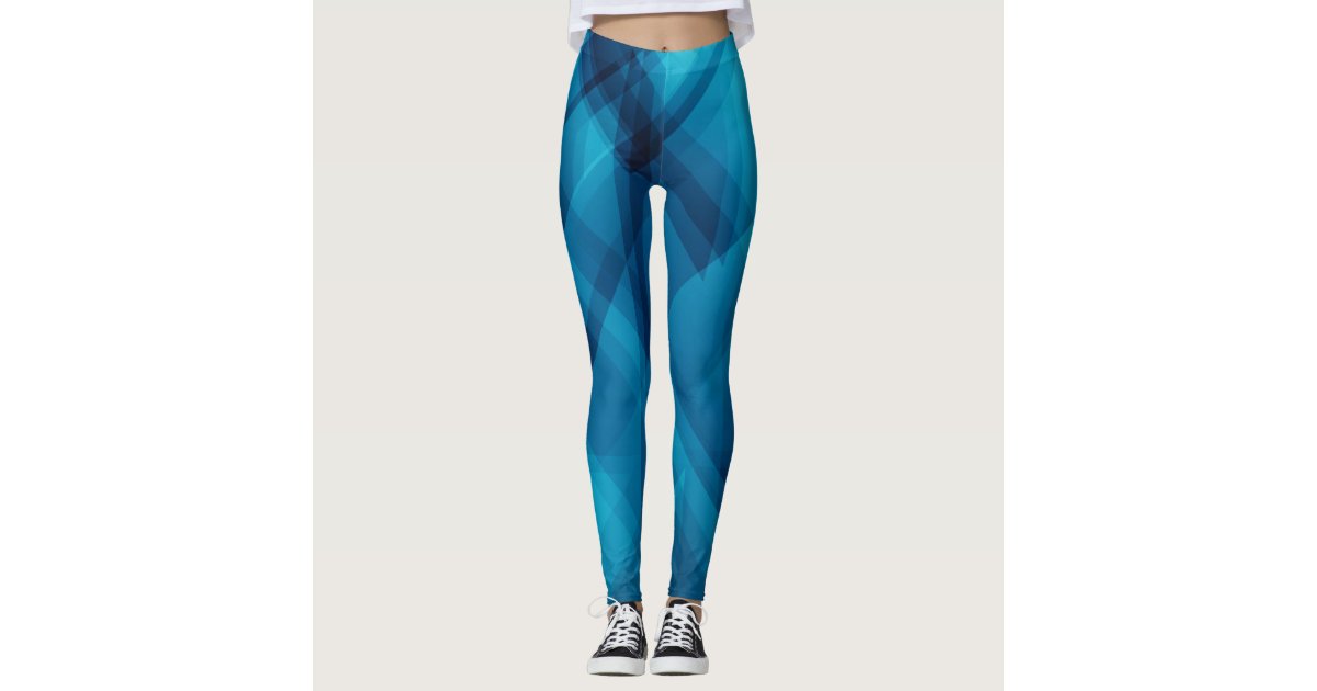 Legging Geometria Azul