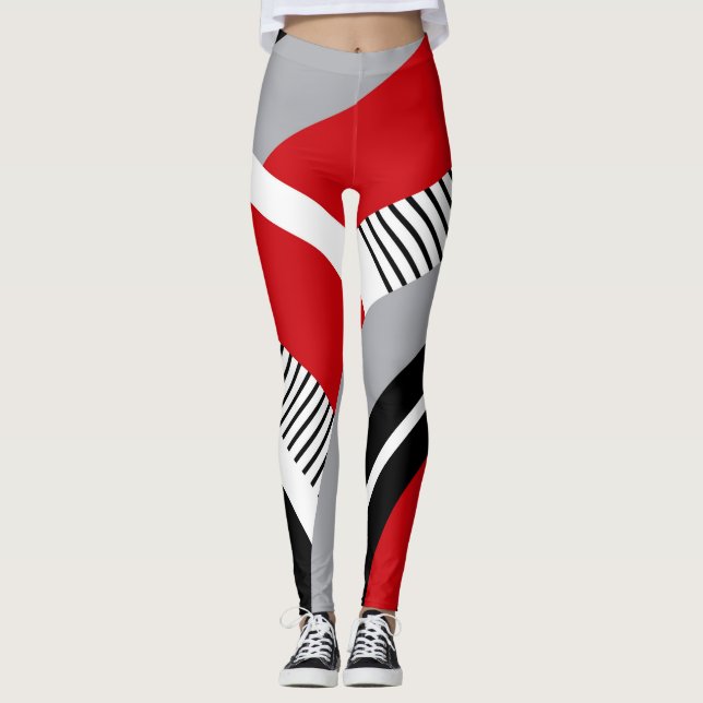 Legging Geometria colorida (Frente)