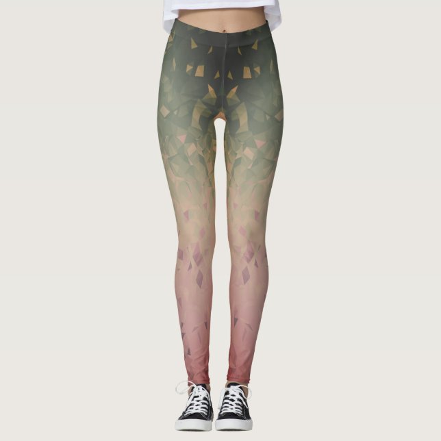Legging Geometria - kiwi de morango (Frente)