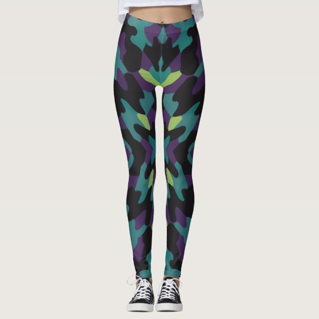 Legging Geometria Mística (Frente)
