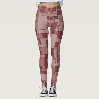 Legging Geometric Blocks , seamless abstract texture