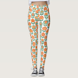 Legging Geometric Rose Love