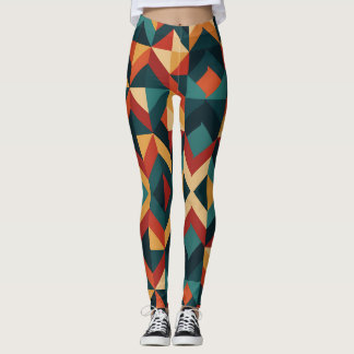 Legging geométrico abstrato