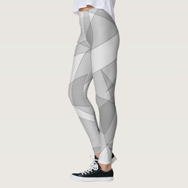 Legging Geométrico cinza (Esquerda)