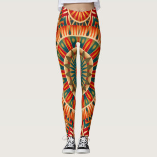 Legging Geométrico de inspiração africana
