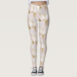 Legging Geométrico Dourado Rosa