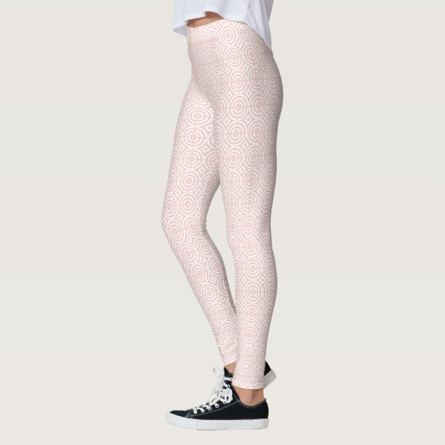 Legging Geométrico Funky cor-de-rosa Dourado cor-de-rosa (Esquerda)