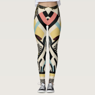 Legging Geométrico minimalista: Design de padrão