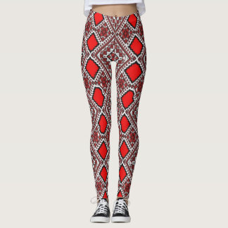 legging geométrico, padrão de grade, legging azul