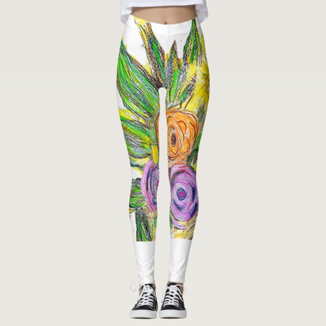 Legging Gerberas Daisy (Frente)