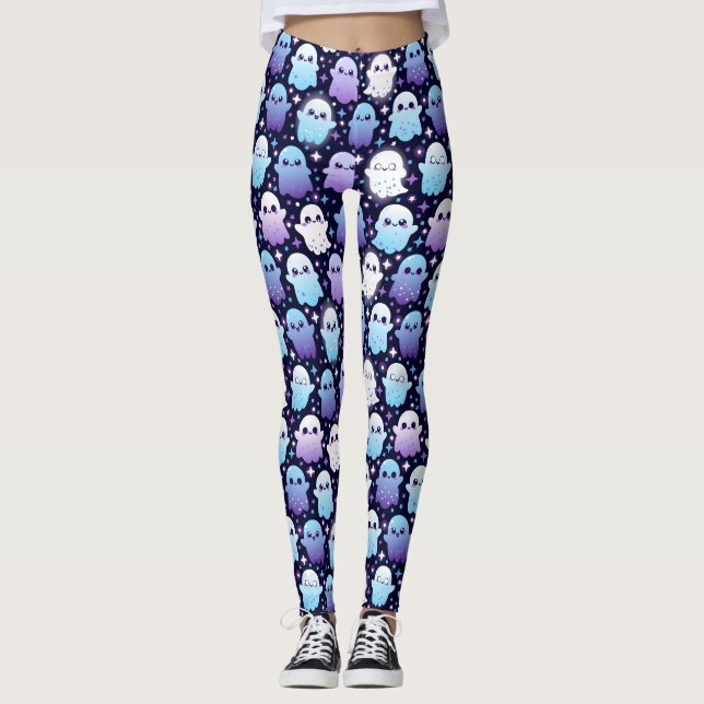 Legging Ghost fofo, halloween (Frente)
