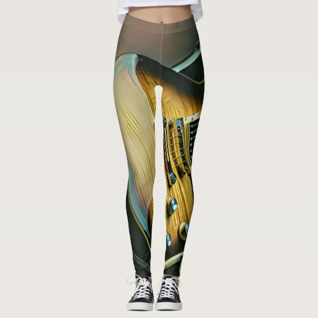 Legging Gifts for guitarist (Frente)