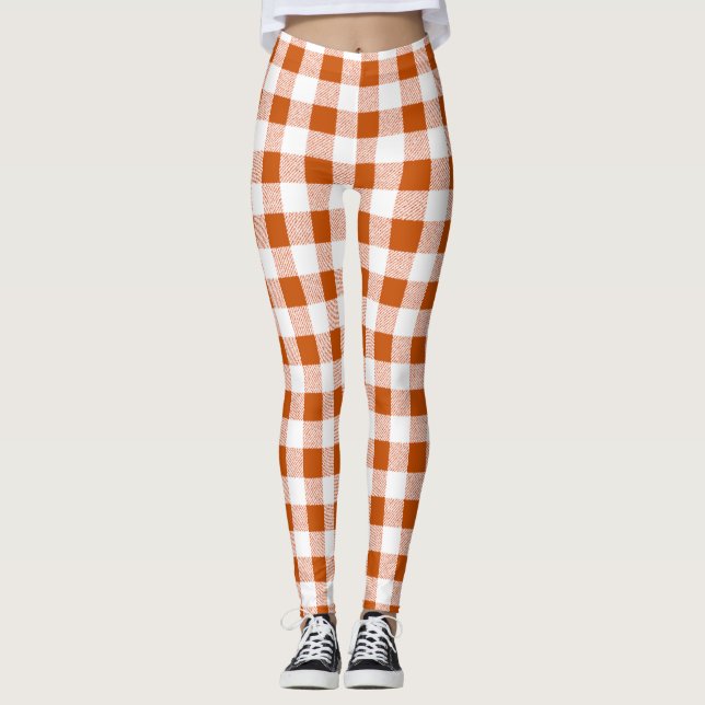 Legging Gingham Check Brown (Frente)
