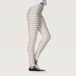 Legging Gingham Checked Pattern