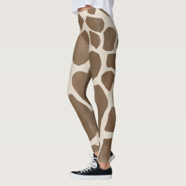 Legging Girafa Localiza Padrão Impressão