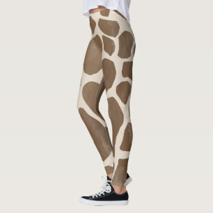 Legging Girafa Localiza Padrão Impressão
