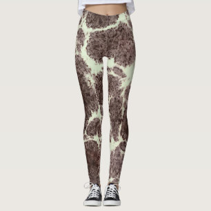 Legging Girafa moderno elegante da tartaruga de pedra