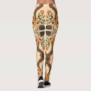 Legging Girafa Romântica - Cavalheiro - Engraçado -