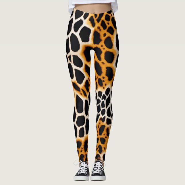 Legging Giraffe Impressão (Frente)