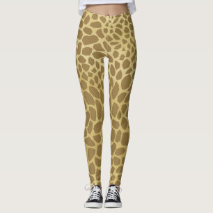 Legging Giraffe Impressão