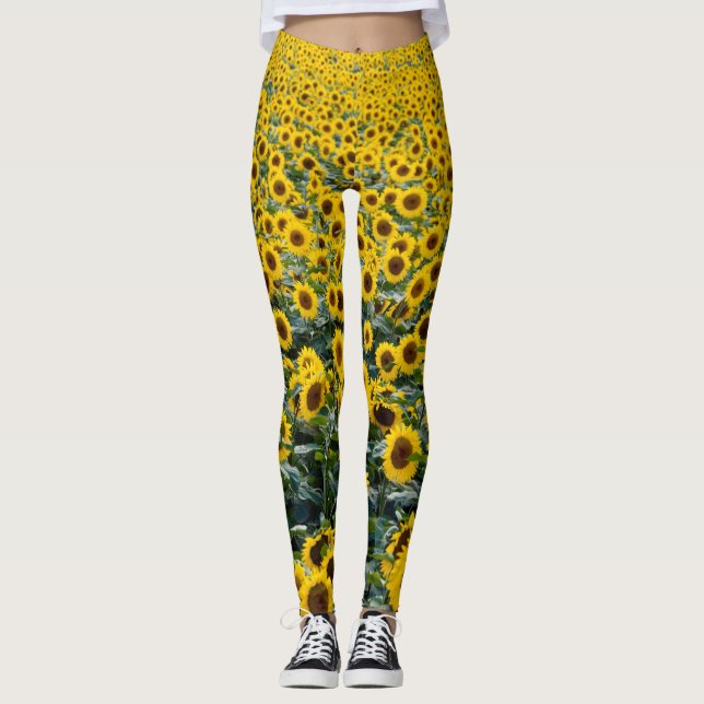 Legging Girassóis Amarelos (Frente)