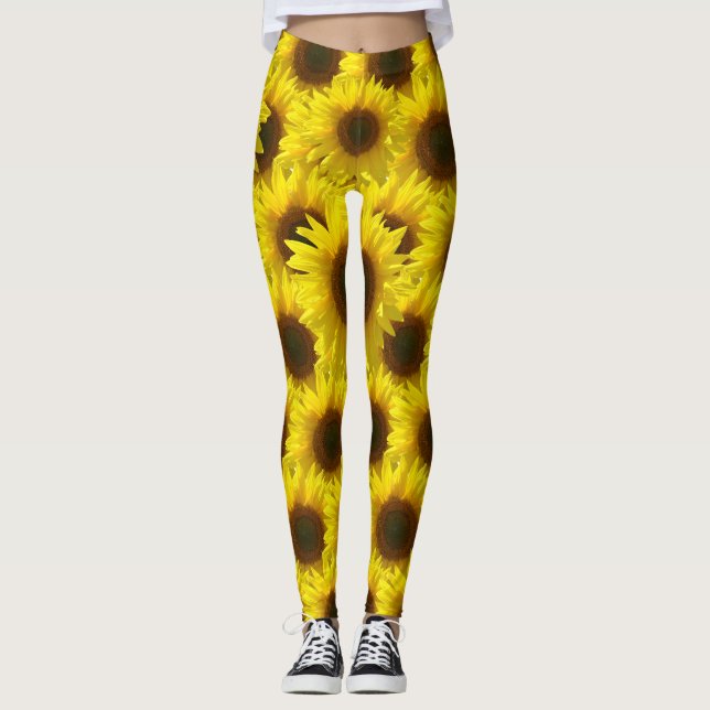 Legging Girassóis "Bright Sunny Day" (Frente)