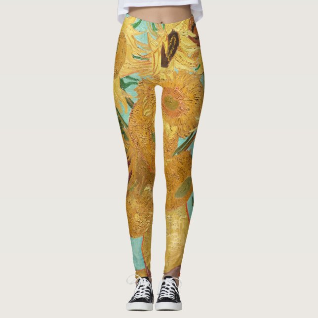 Legging Girassóis Vincent van Gogh (Frente)