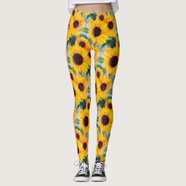Legging Girassol Amarelo