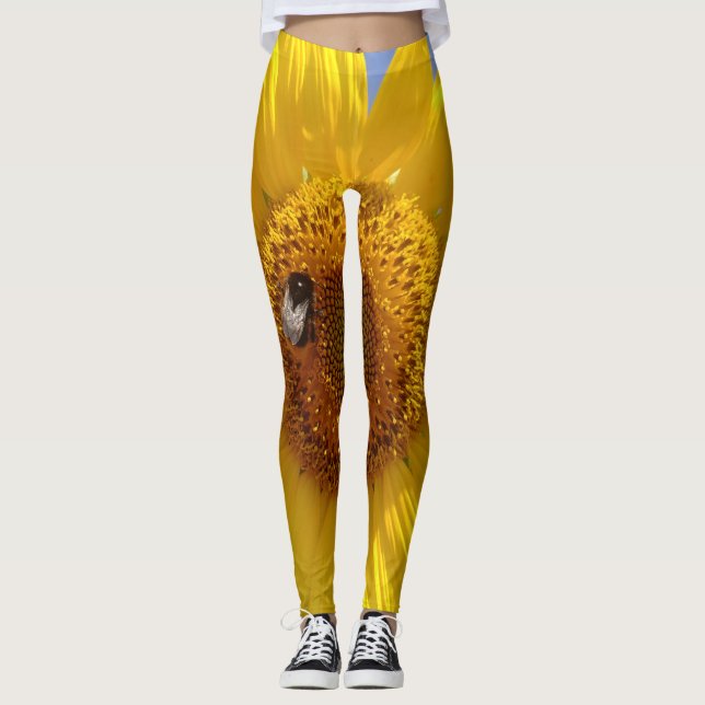 Legging Girassol Amarelo (Frente)