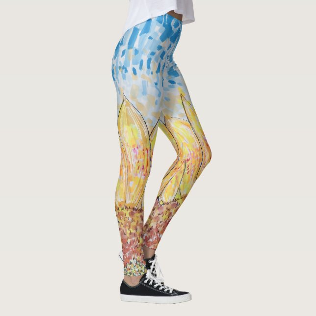 Legging Girassol Radiant Bloom (Direita)