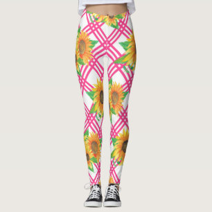 Legging Girassol Rosa