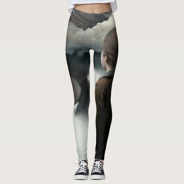 Legging Girl with clouds (Frente)
