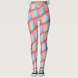 Legging Girly Abstrato Heart Shape Funky Y2K Yoga